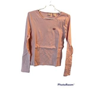 levi's Pink long sleeve shirt